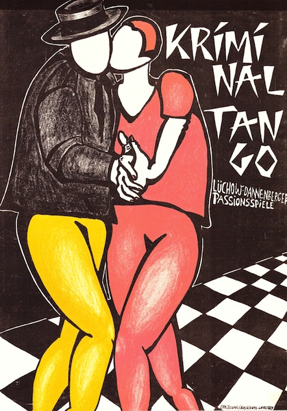 Plakat "Kriminaltango", 1985