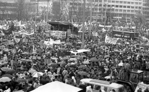 31.3.1979 - Treck in Hannover, Bild: G. Zint 31.3.1979 - Treck in Hannover, Bild: G. Zint