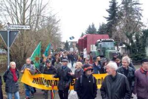 1.12.2007 – Demo in Lüchow, Bild: EJZ / Boick