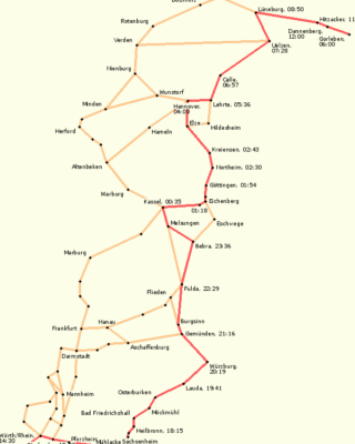 Castor-Fahrplan November 2005