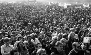 Demo in Gorleben am 12.03.1977, Bild: G. Zint Demo in Gorleben am 12.03.1977, Bild: G. Zint