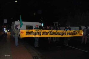 18.12.2006 – Protest gegen Uranflug Rossendorf – Russland