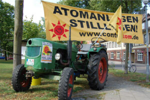 22.8.2009 – Treck-Mobilisierung in Lüneburg, Bild: contratom