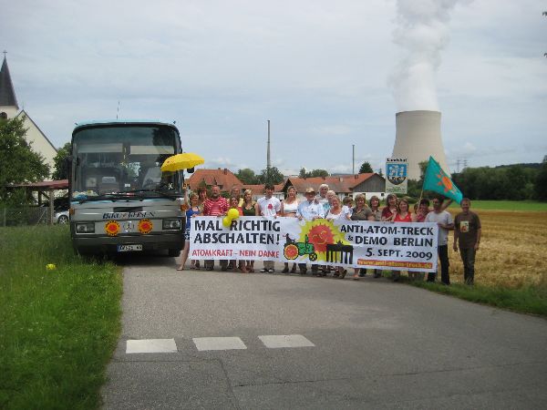 Juli / August 2009: BI-Bustour, AKW Isar Juli / August 2009: BI-Bustour, AKW Isar