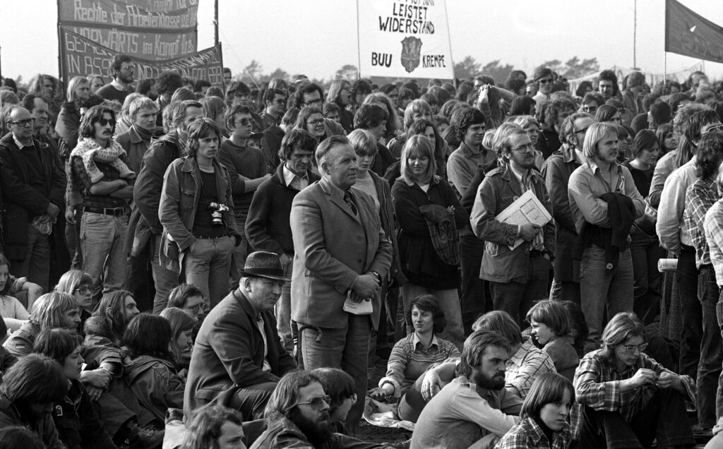 Gorleben Demo 12. März 1977, Foto: G. Zint