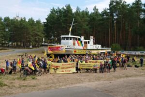 29.7.2022 – Anti Atom Radtour in Gorleben. Bild: .ausgestrahlt