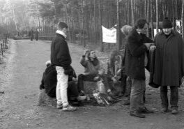 3./4.2.1990, PKA-Besetzung. Bild: G. Zint